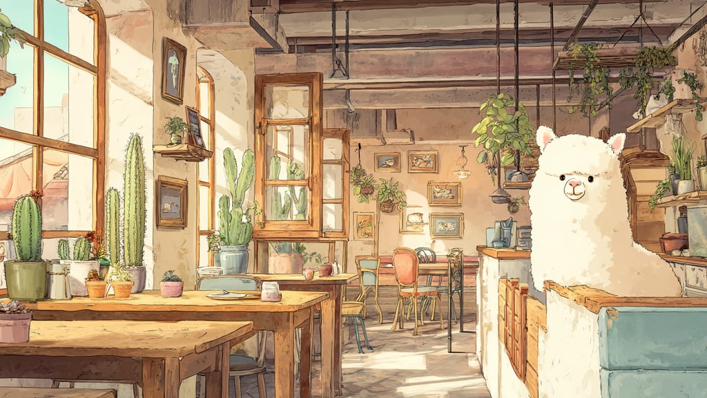 Pet - Alpaca Cafe Cafe in Takizawa, Japan