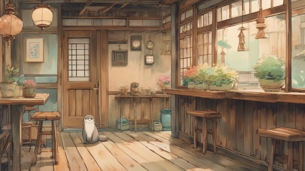 Hamaguri - Animal Cafe Cafe in Ishinomaki, Japan
