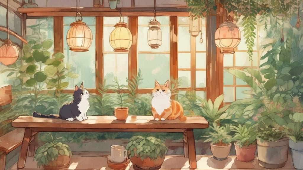 テラスカフェ空 in 農園ガーデン空 - Animal Cafe Cafe in Akune, Japan