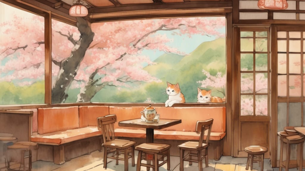 ヒバリカフェ - Animal Cafe Cafe in Aso, Japan