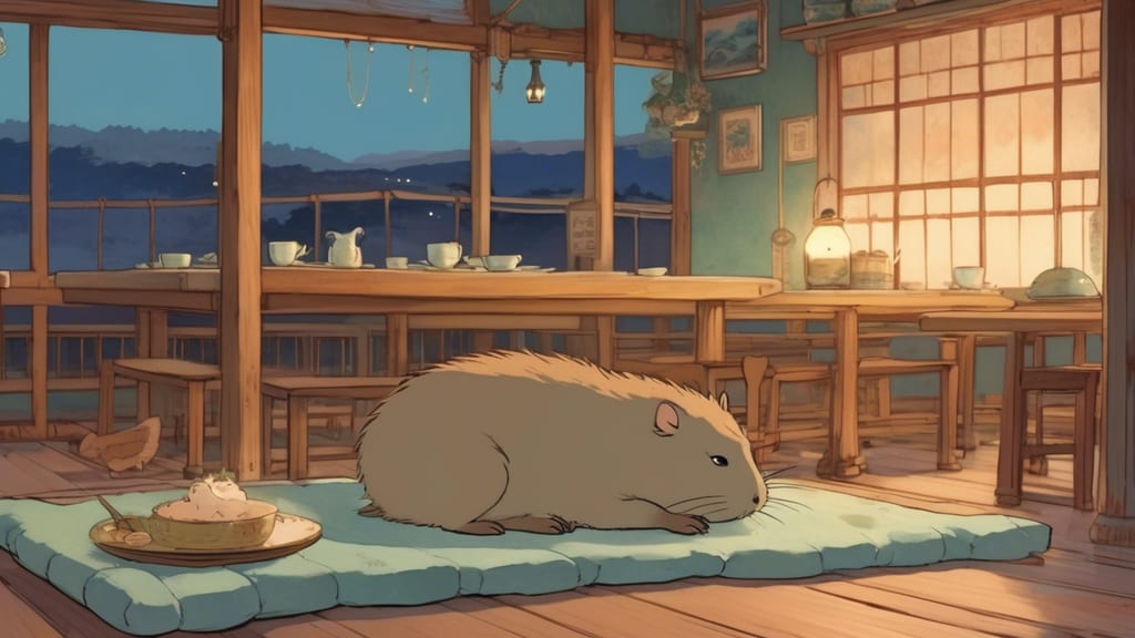 Guest House & Cafe Yamaboushi(ゲストハウス&カフェ やまぼうし) - Animal Cafe Cafe in Tsushima, Japan