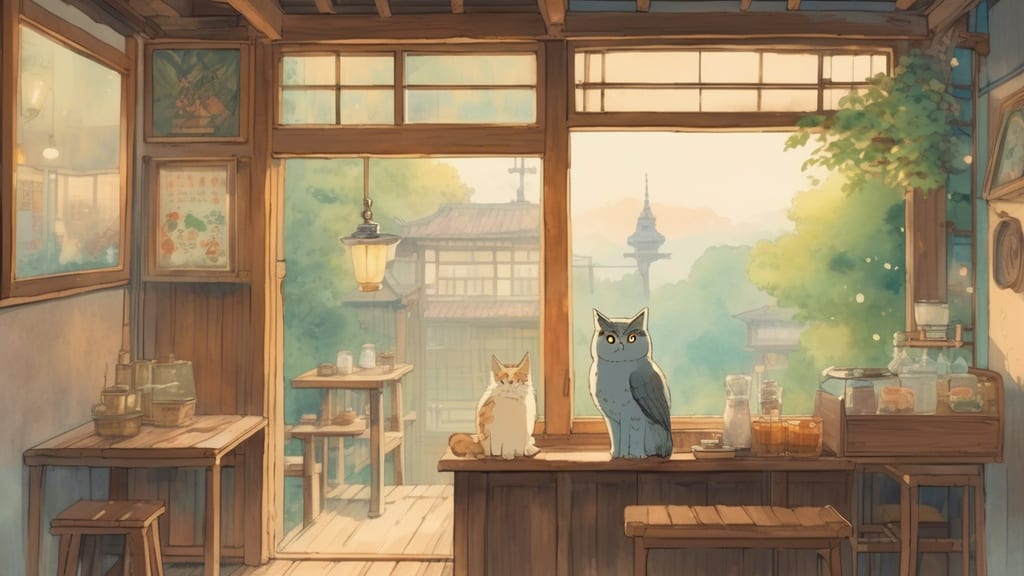 ki to ao - Animal Cafe Cafe in Hirosaki, Japan