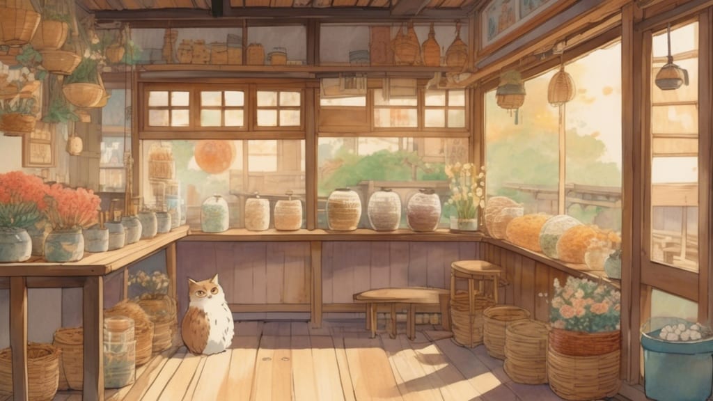 おはなしCafe白い花 - Animal Cafe Cafe in Mishima, Japan