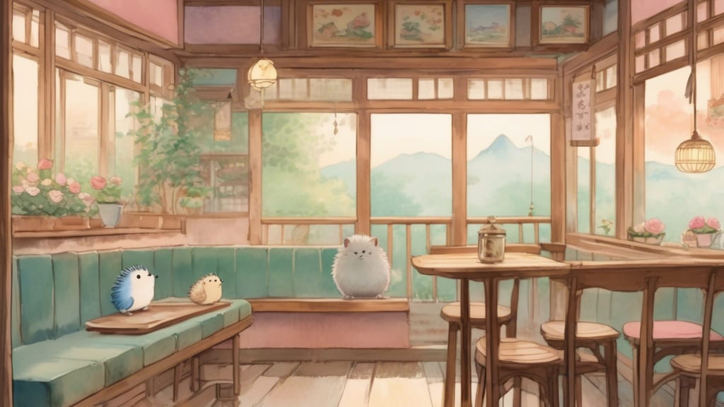 Cafe & Jibie（道の駅 大歩危） - Animal Cafe Cafe in Miyoshi, Japan
