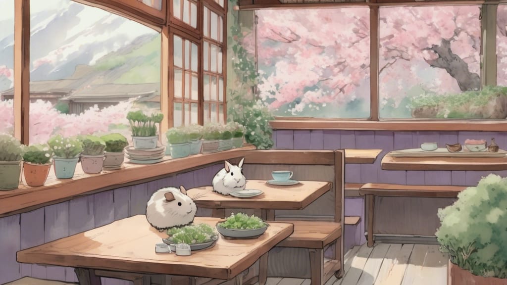 Café 絃 - Animal Cafe Cafe in Fujikawaguchiko, Japan