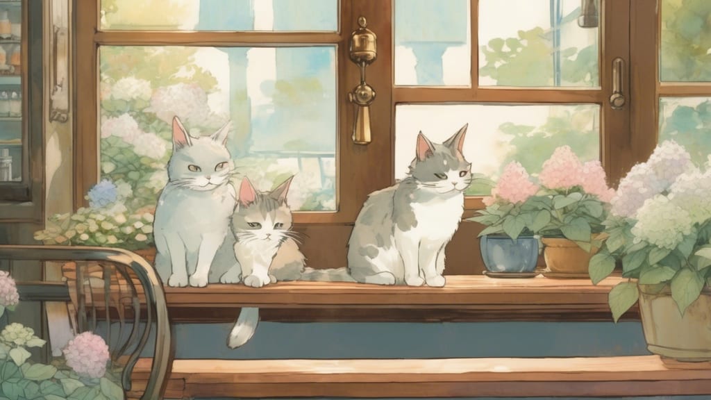 めいどかふぇCATS - Animal Cafe Cafe in Takatsuki, Japan