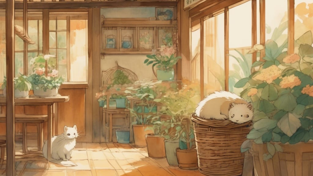 Harvest Cafe - Animal Cafe Cafe in Tsukuba, Japan