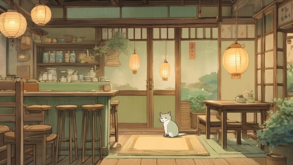 こころカフェ サロン・ド・ガンナ御輿来 - Animal Cafe Cafe in Uto, Japan