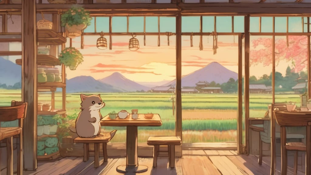 ブックカフェ魔法の森 - Animal Cafe Cafe in Uenohara, Japan