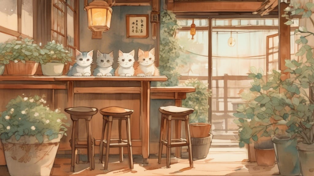 Yamaneko Mill - Animal Cafe Cafe in Onomichi, Japan