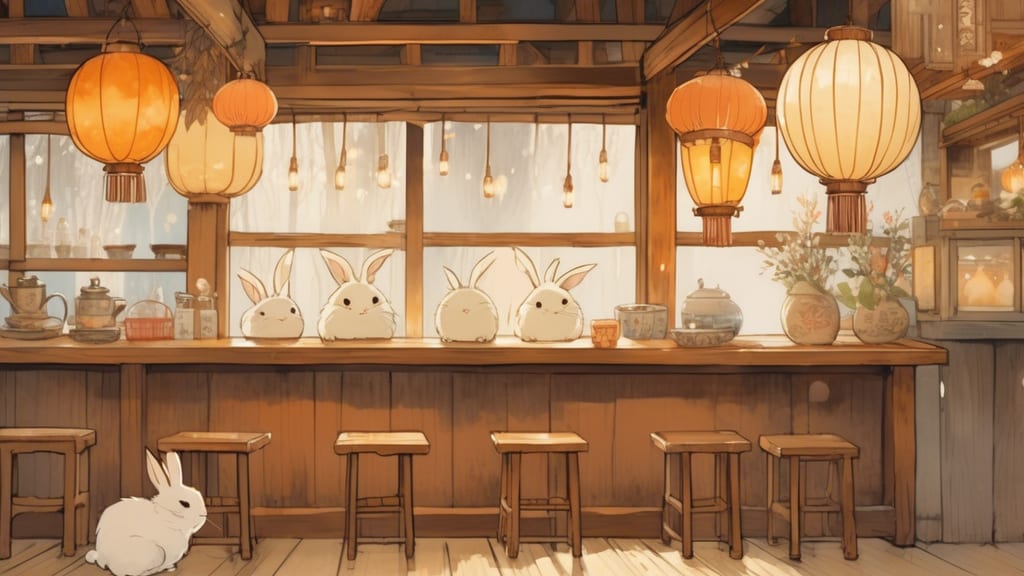 T - Animal Cafe Cafe in Kurayoshi, Japan