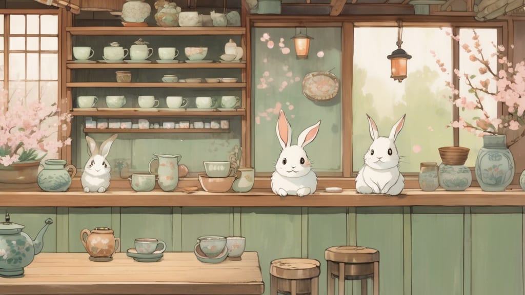 Jack the Tart Fantasy - Animal Cafe Cafe in Tone District, Japan