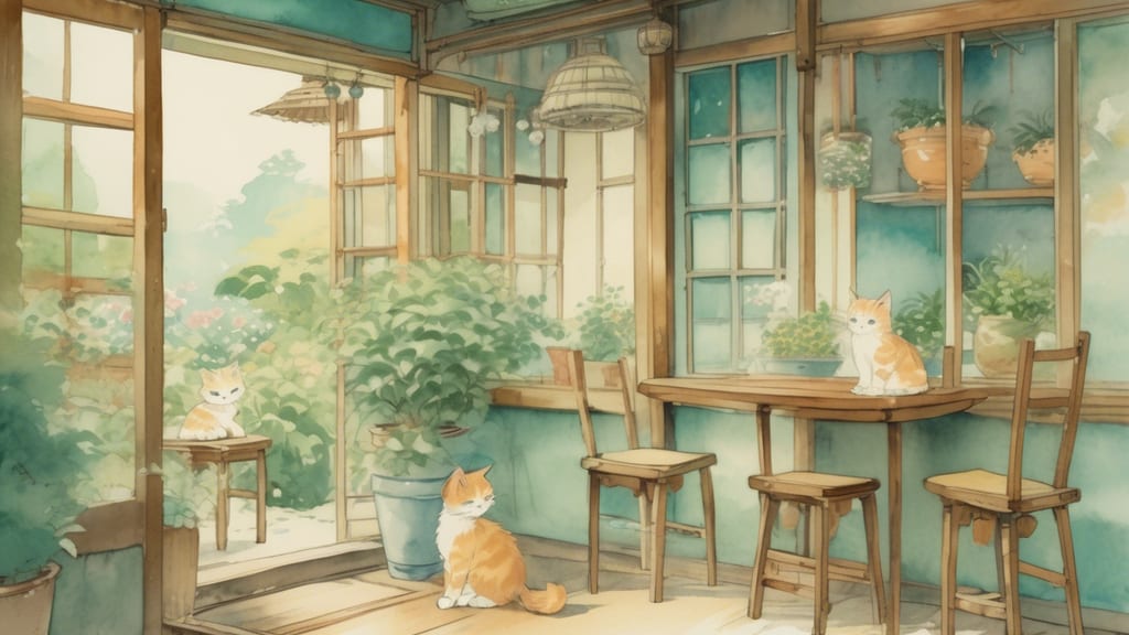 カフェ＆スイーツ らぱん - Animal Cafe Cafe in Nakano, Japan