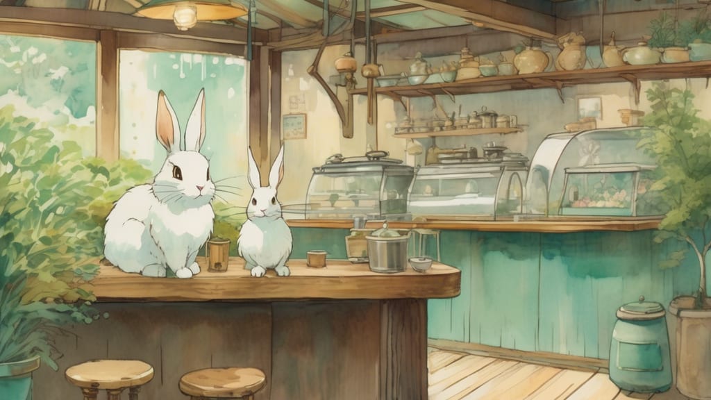 自家製プリンのかわいいカフェ【wellcafe】 - Animal Cafe Cafe in Nakatsugawa, Japan