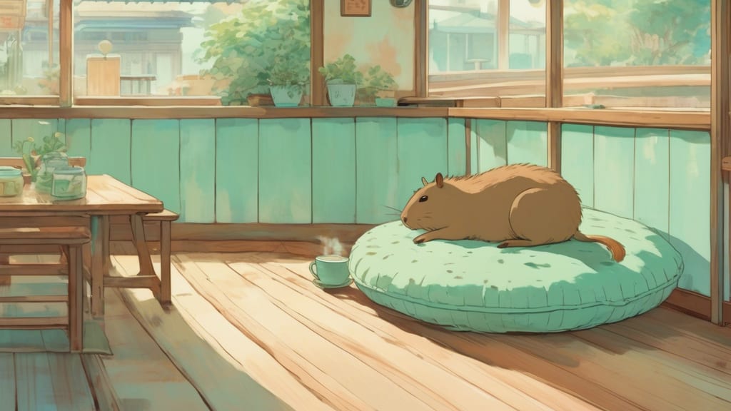 Hanutei - Animal Cafe Cafe in Onomichi, Japan