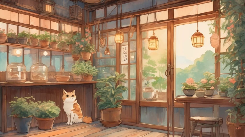 Mikamo Coffee - Animal Cafe Cafe in Inazawa, Japan