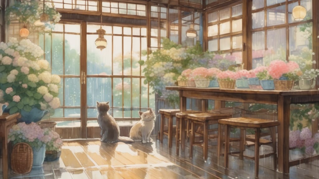 Atelier Hana & Hana (Flower Café) - Animal Cafe Cafe in Kasama, Japan