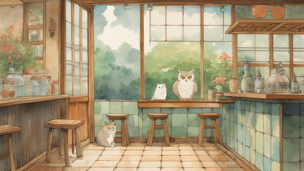 ドッキャフェぷすぷす (ぎふ清流里山公園) - Animal Cafe Cafe in Minokamo, Japan