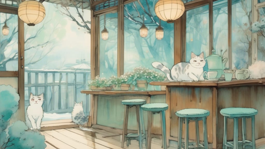うつわとカフェ Lau - Animal Cafe Cafe in Hirakata, Japan