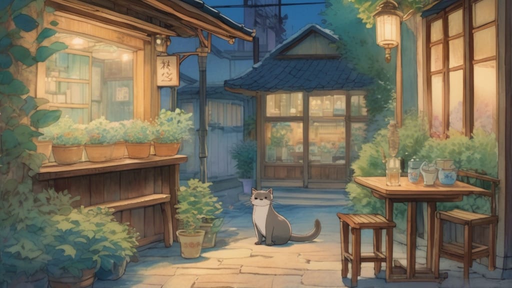 Cafe 豆 - Animal Cafe Cafe in Beppu, Japan