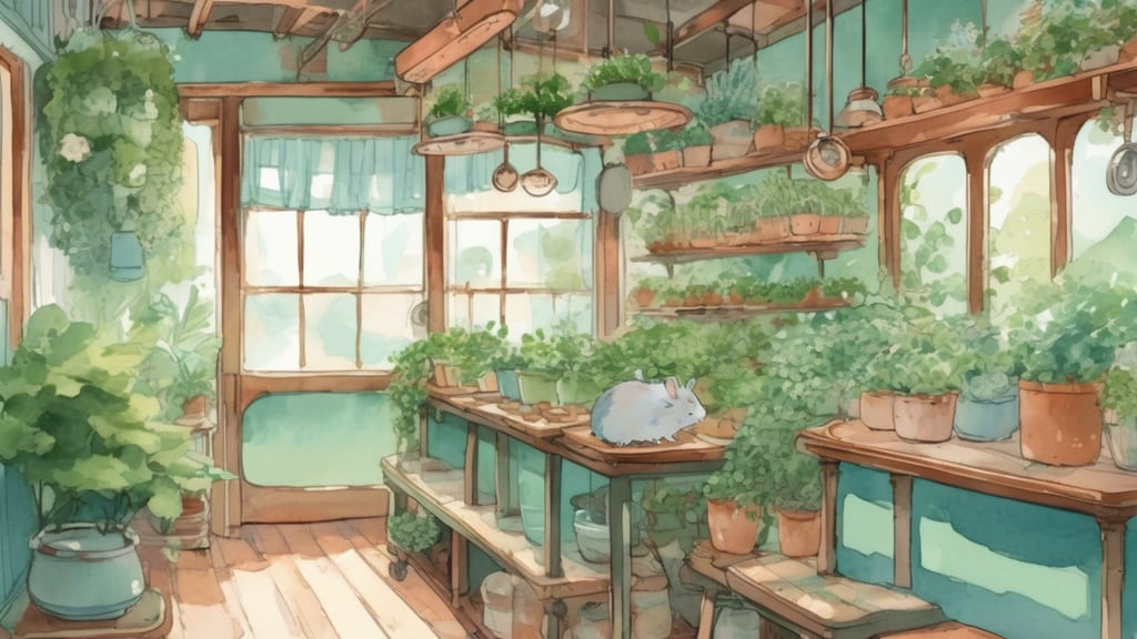 カフェ帰去来 - Animal Cafe Cafe in Yanagawa, Japan