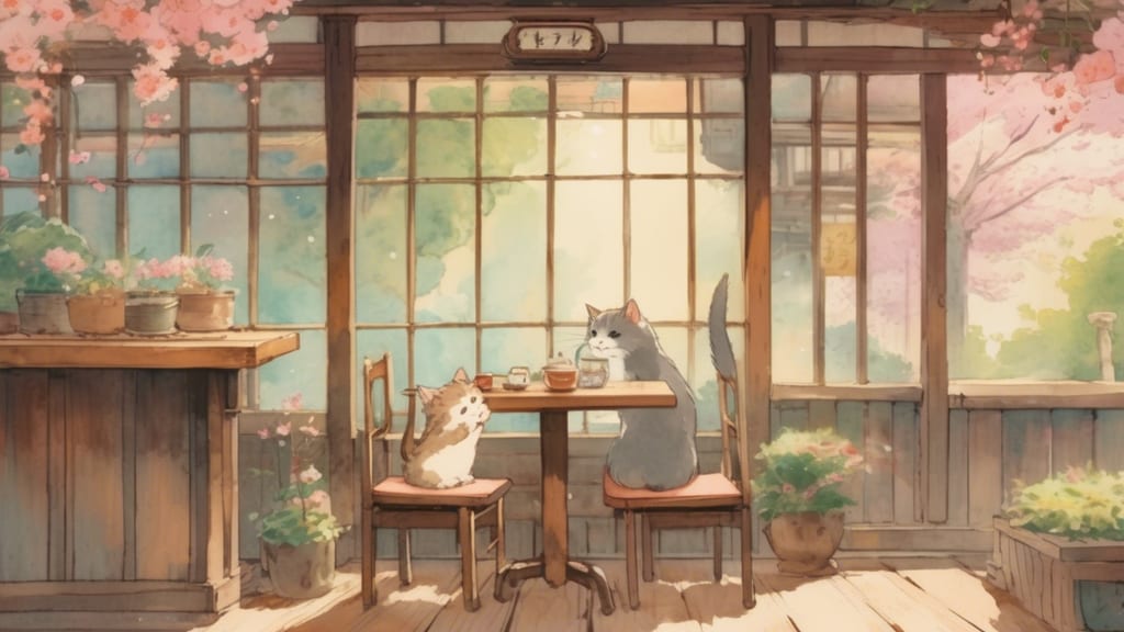 葵CAFE（AoiCAFE） - Animal Cafe Cafe in Ozu, Japan