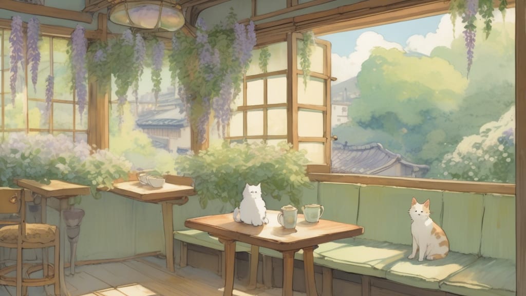 珈琲美人 文月 - Animal Cafe Cafe in Takamatsu, Japan