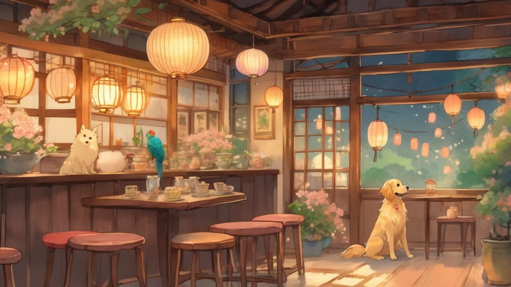 Loving CAFE - Animal Cafe Cafe in Mima, Japan
