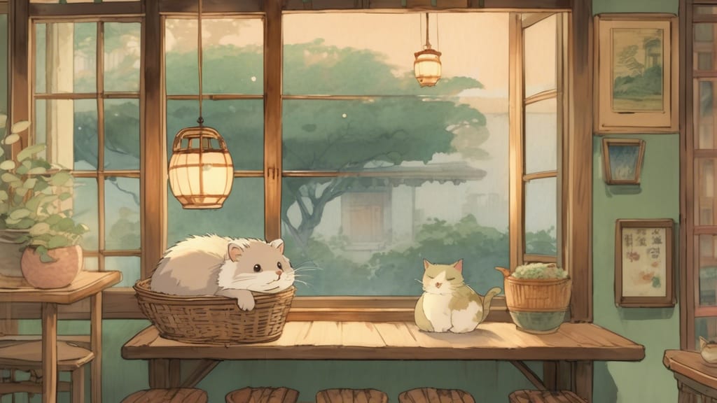 cafe 丘の上のまる - Animal Cafe Cafe in Namerikawa, Japan