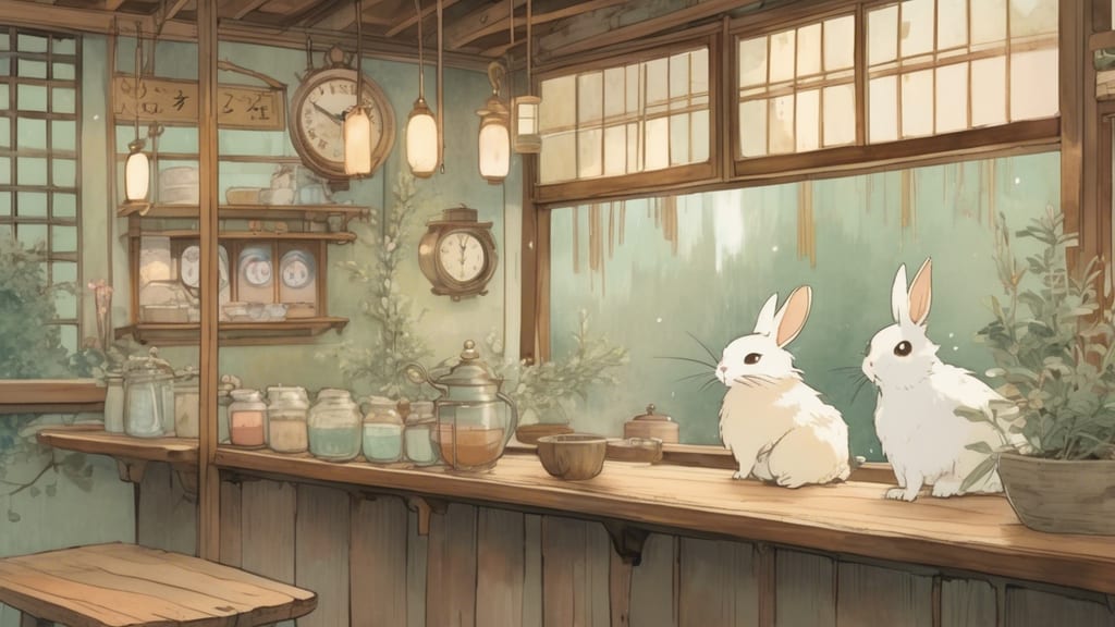 Tea Shop Yūhi - Animal Cafe Cafe in Hakodate, Japan