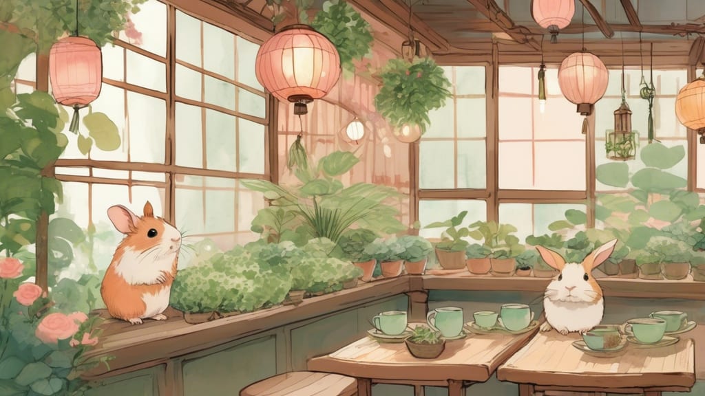 しましましっぽカフェ - Animal Cafe Cafe in Nago, Japan