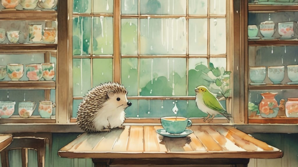 The Honk-tweet Museum Cafe まだ午前 - Animal Cafe Cafe in Tokamachi, Japan