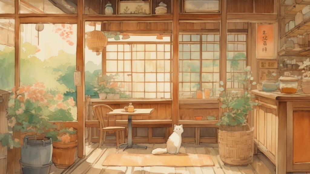 Onomichi Sakurachaya Ekimae - Animal Cafe Cafe in Onomichi, Japan