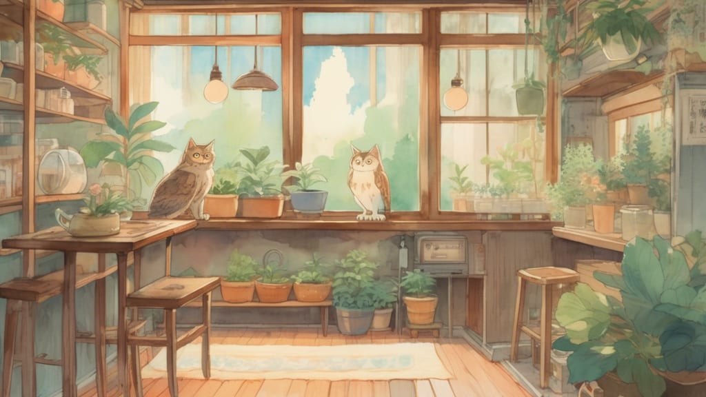 Cafe Nanaseki - Animal Cafe Cafe in Kumamoto, Japan