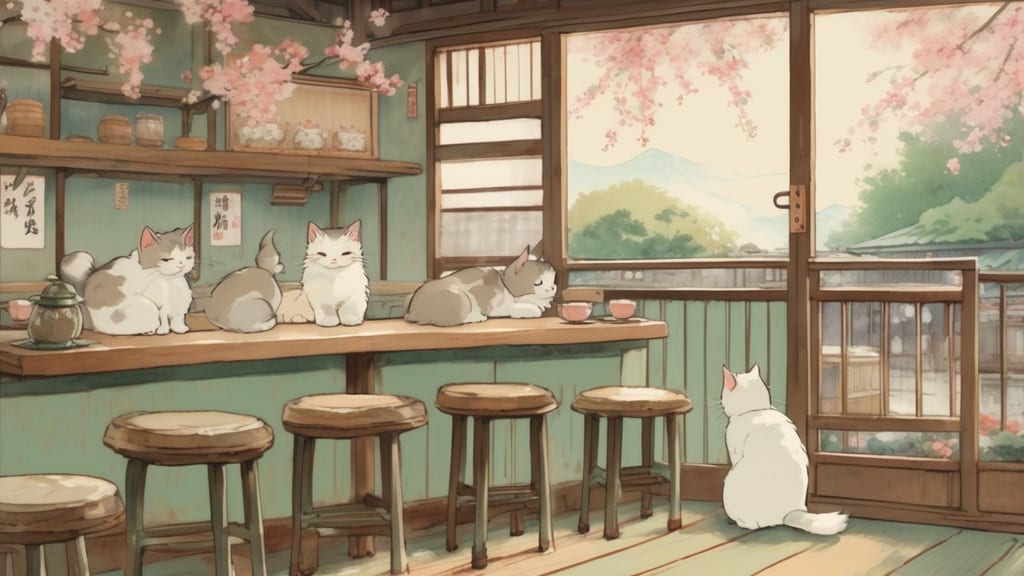 Kat cafe - Animal Cafe Cafe in Musashino, Japan