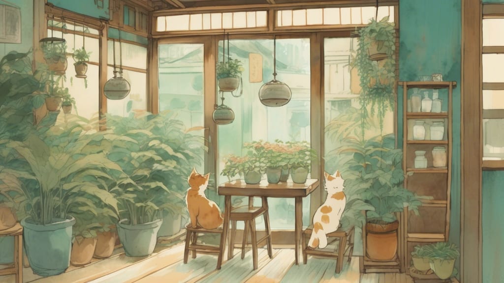 Cafe Princess Kitties - Animal Cafe Cafe in Beppu, Japan
