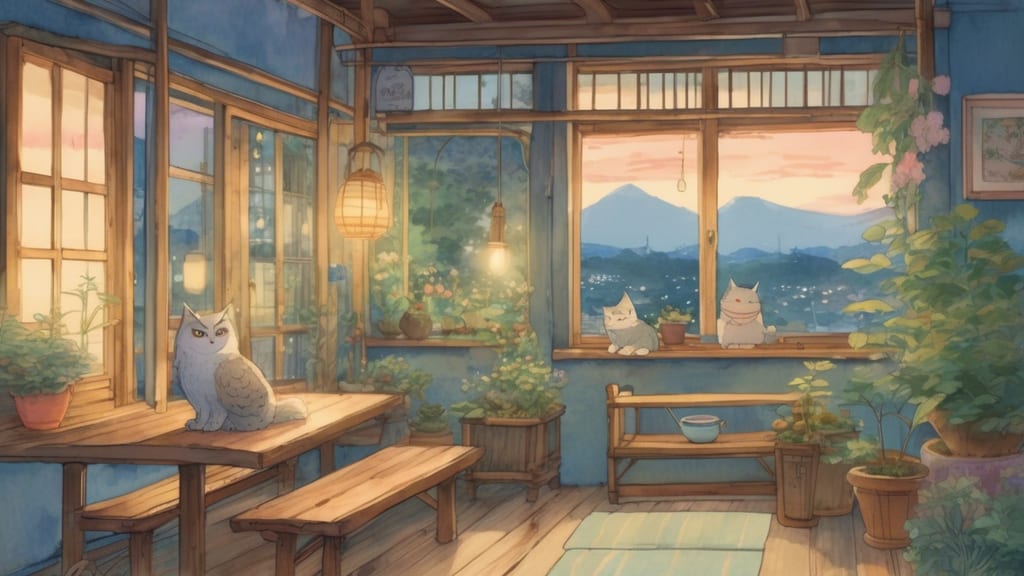 Biz Creek Cafe 天童店 - Animal Cafe Cafe in Tendō, Japan