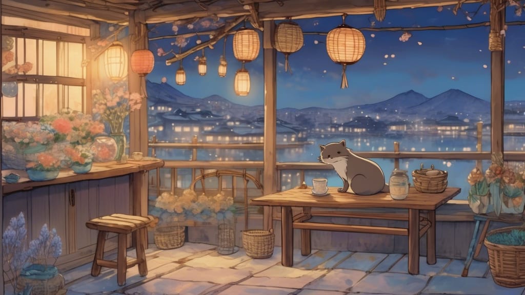 cafe in the clouds - Animal Cafe Cafe in Unzen, Japan