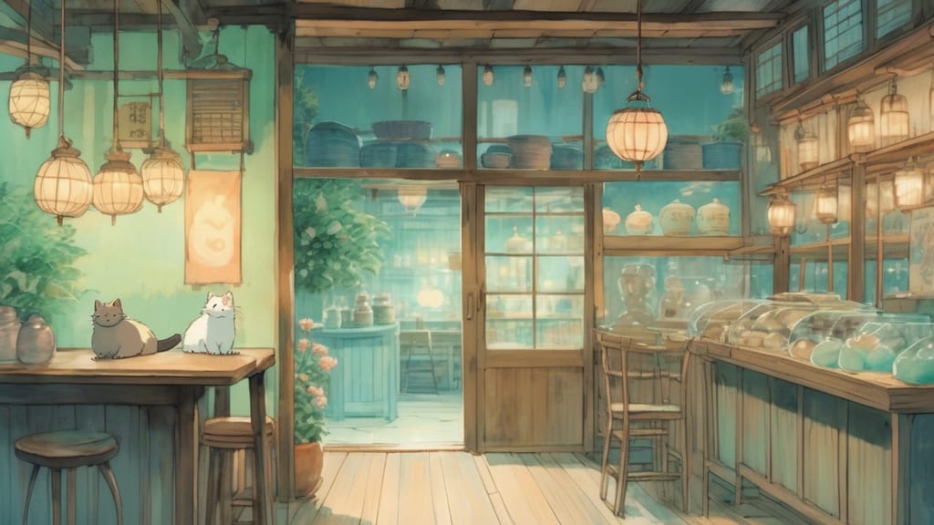 コワーキングカフェ-RanMona(ランモナ) - Animal Cafe Cafe in Osaka, Japan
