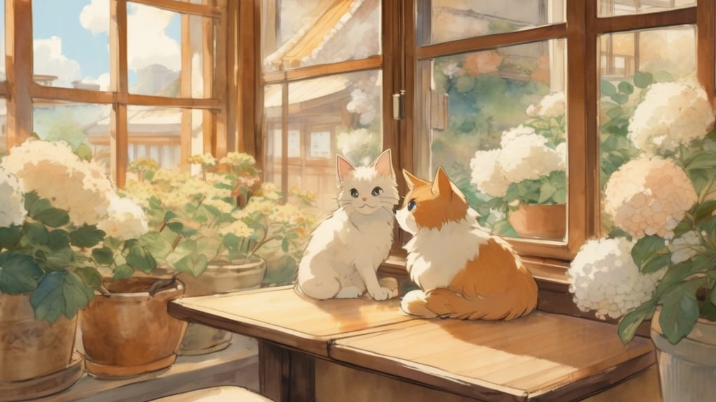 Cafe White - Animal Cafe Cafe in Otaru, Japan