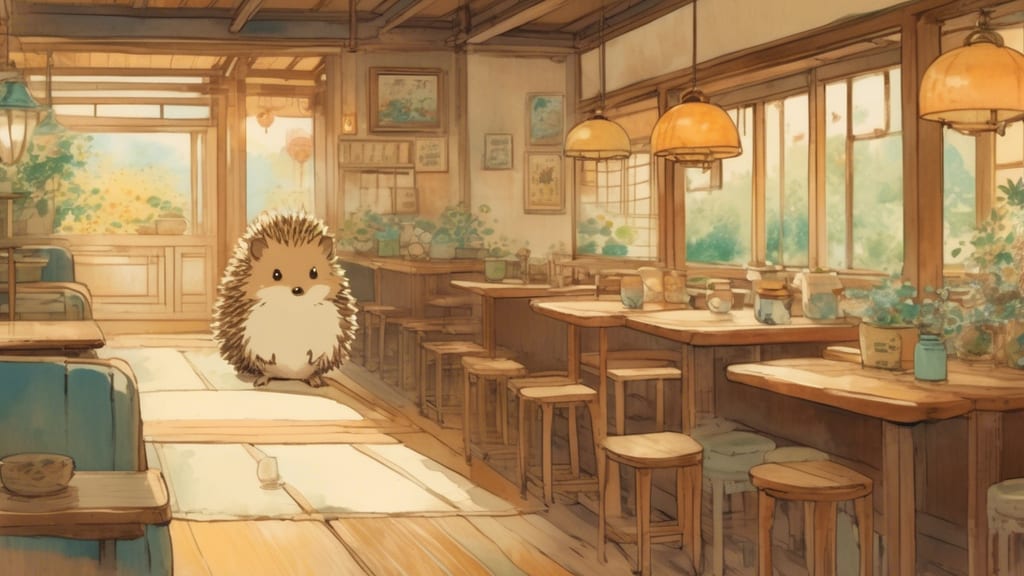 BOOKCAFE わくわくはっぴー本棚 - Animal Cafe Cafe in Urayasu, Japan