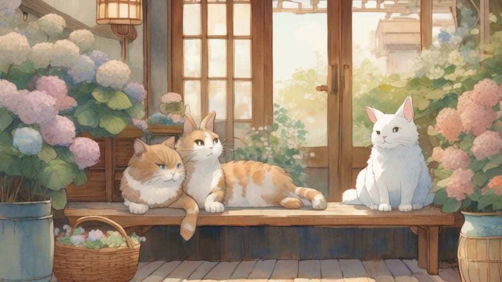 Jantique - Animal Cafe Cafe in Hagi, Japan