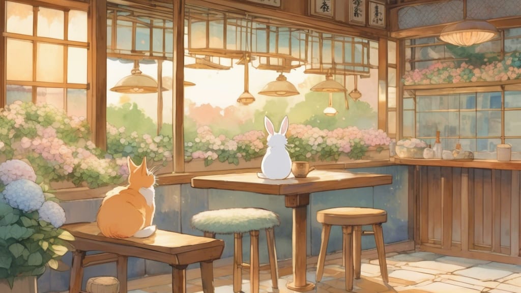 本町一丁目カフェ - Animal Cafe Cafe in Sakaide, Japan