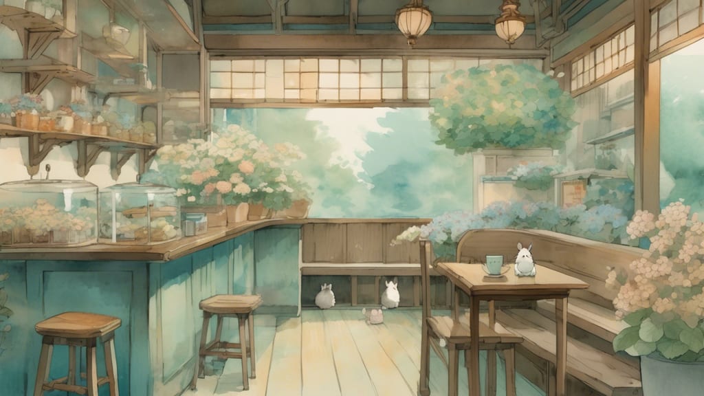Happy Cafe - Animal Cafe Cafe in Sabae, Japan