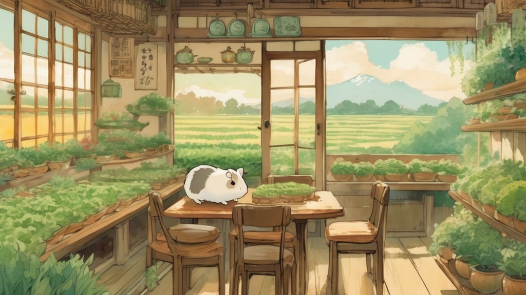 Shirotenari - Animal Cafe Cafe in Uenohara, Japan