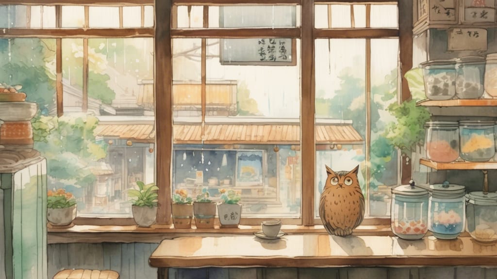 γͺγ«γγ - Animal Cafe Cafe in Hita, Japan