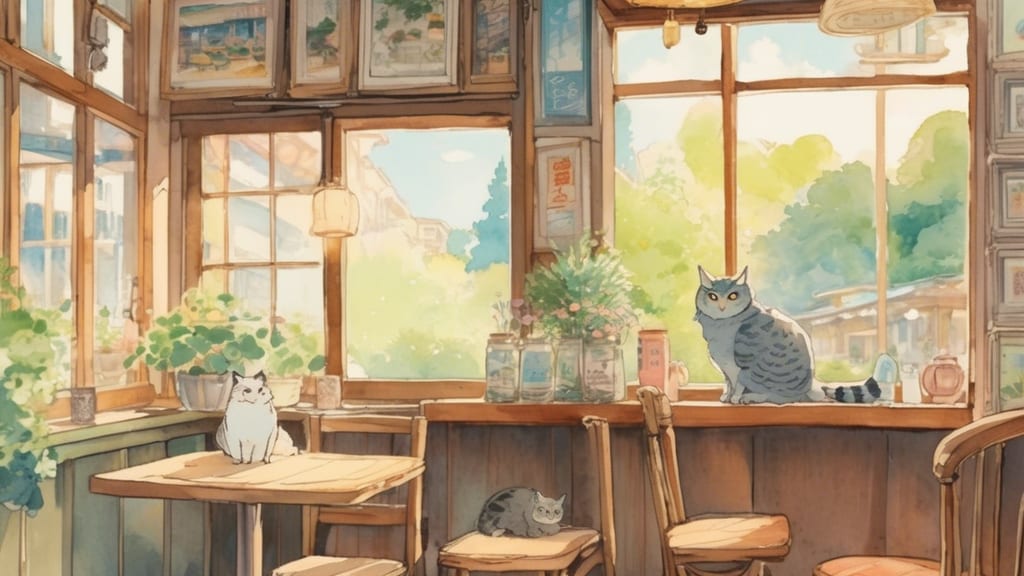 アンティーク - Animal Cafe Cafe in Kuji District, Japan