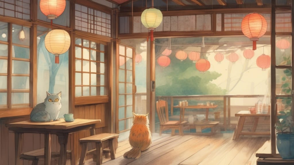 Sweets market cafe - Animal Cafe Cafe in Suzaka, Japan