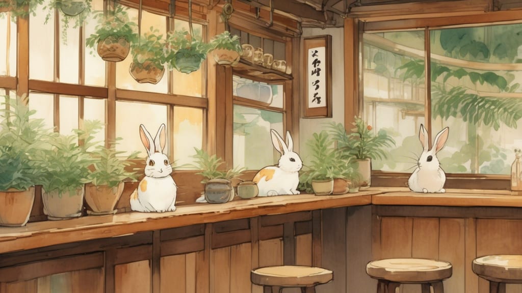 笠山山頂展望台鳶ノ巣カフェ - Animal Cafe Cafe in Hagi, Japan