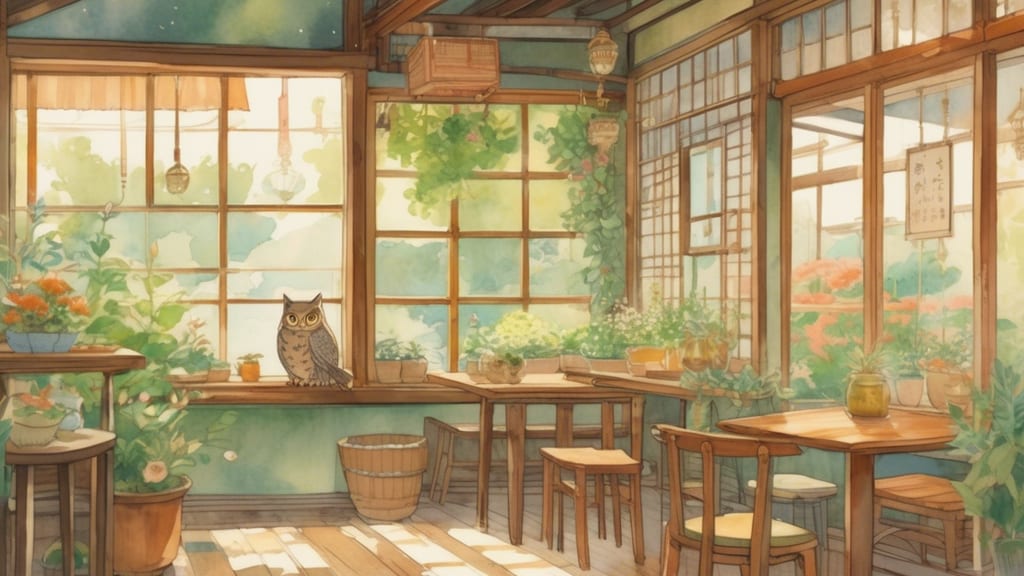 フリーカフェ&ギャラリー・サンスマイル - Animal Cafe Cafe in Yoshinogawa, Japan